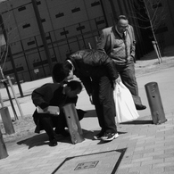 「へー、そうするんですね。」「どれどれ。」