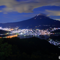 御坂黒岳から（街明かり）
