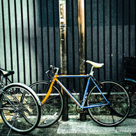 路上でひと休み