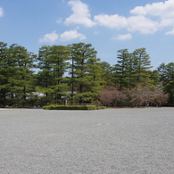 京都御所で