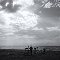 ある日の浜で