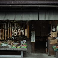 吉野山の参道で