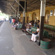 スリランカ・南カルタラ駅。
