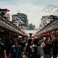 Walking through Nakamise