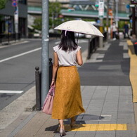 秋の陽射しは、暑いよね･･