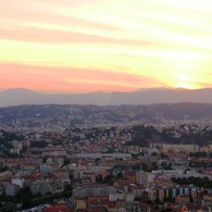 Sunset View of Nice