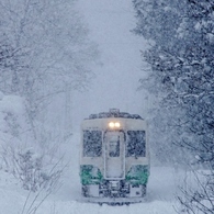 1/13　只見線　423D列車追跡①～④の中の③