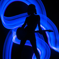 Guitar Girl 01/light painting