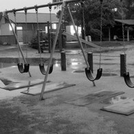 雨上がり　公園