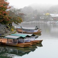 雨上がりの嵐山