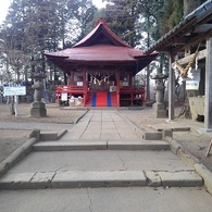 烏ヶ森公園の丘の神社（2月1日）