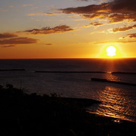 Sunset on Sea