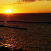 Sunset on Sea