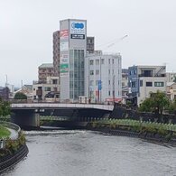 市街地と川の橋（9月5日）