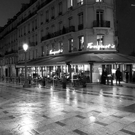 無彩 歩道の輝き