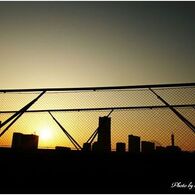 横浜大桟橋夕景