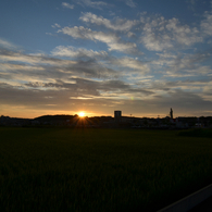 夕暮れ