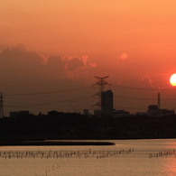 晩夏の夕景