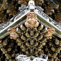 日光東照宮　獅子と竜