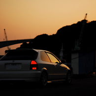 夕焼けとタイプR