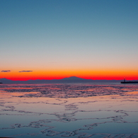 流氷　～夜明け～