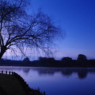 冬の江津湖