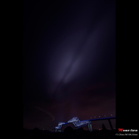 夜空に映るゲートブリッジが天の川みたい(^^)/