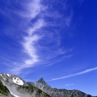 槍ヶ岳　盛夏