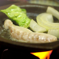 マグロもも焼き中