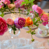 tea time with flowers