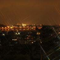 ロッジからの夜景