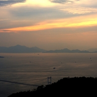海道の夕景