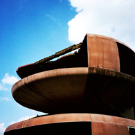 青空とUFO屋敷　-LOMO  LC-A-