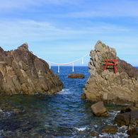 種子島　雄龍・雌龍の岩