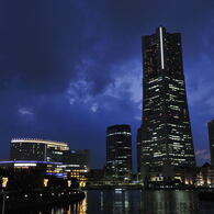 ランドマークタワー夕景(2)