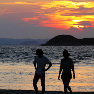 2人だけの夕景