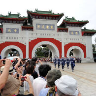 忠烈祠の衛兵交代