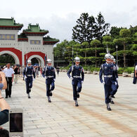 忠烈祠の衛兵交代