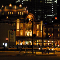 100年前の姿に戻った夜の東京駅4