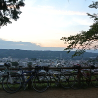 羊山公園からの夕陽