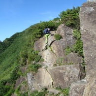 西黒尾根岩場2