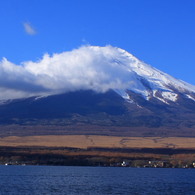 青空と富士山