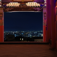 清水寺から夜景