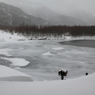 雪氷の池