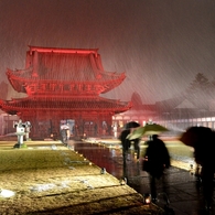 冬　夜の祈り　国宝・瑞龍寺３　にわかに！ 