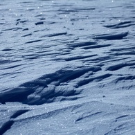 風と雪の造形