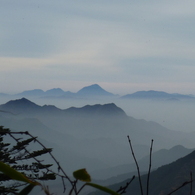 由布岳（裏英彦山より）