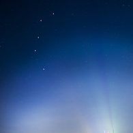 測量山と北斗七星