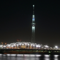 スカイツリーと白髭橋