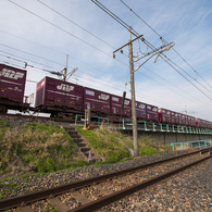 東北本線　鬼怒川鉄橋　JRF高速貨物